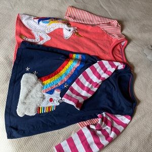 Two unicorn dresses (3t?)